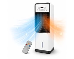 4-in-1 Luchtkoeler & Verwarming – Koelen, Verwarmen, Ventileren en Bevochtigen – 1800W – Afstandsbediening – 2L Watertank