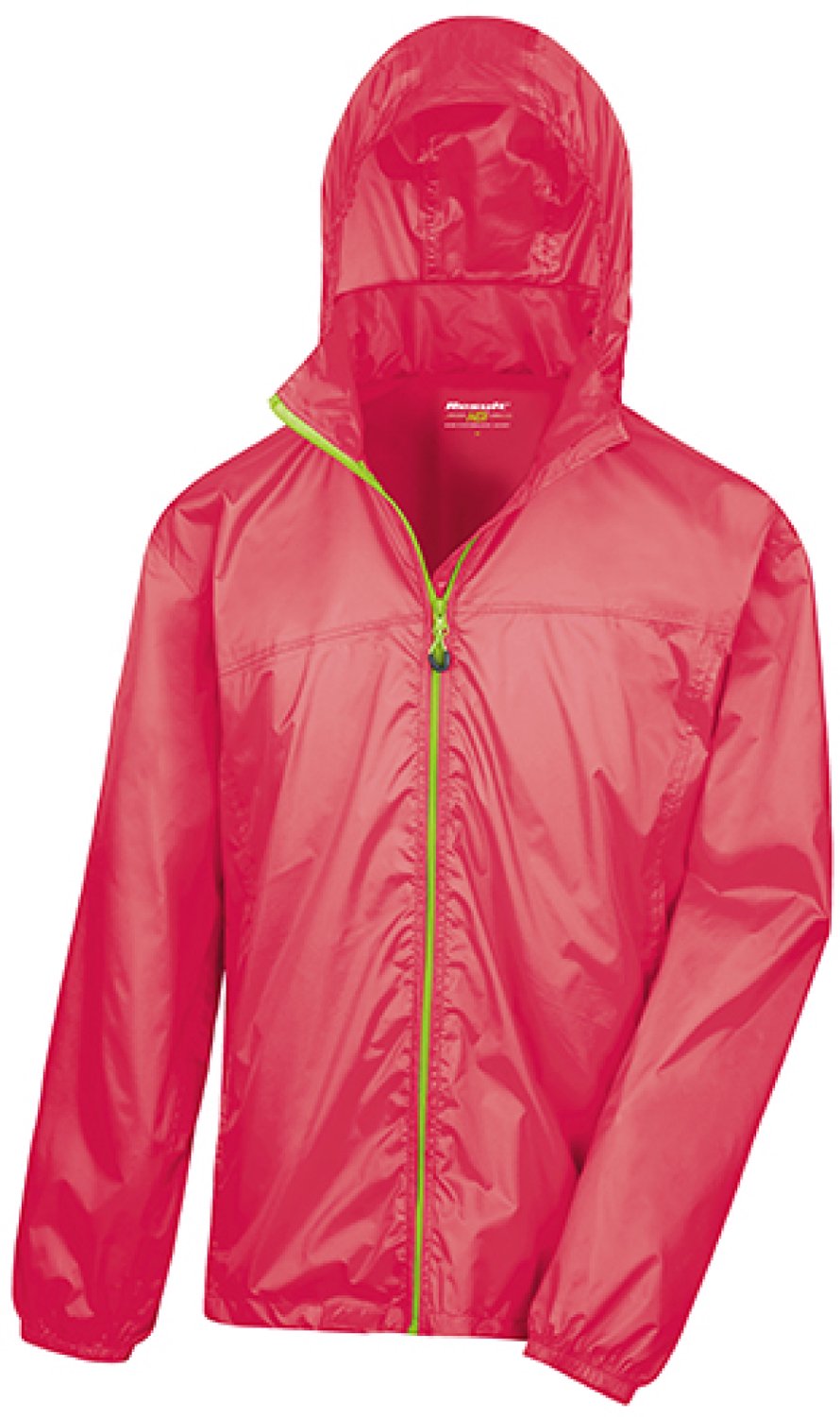 Result Urban HDi Quest Lightweight Stowable Jacket RT189 Raspberry/lime