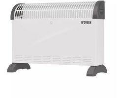 Noveen Elektrische convector verwarming, 2000 W, met thermostaat, wit