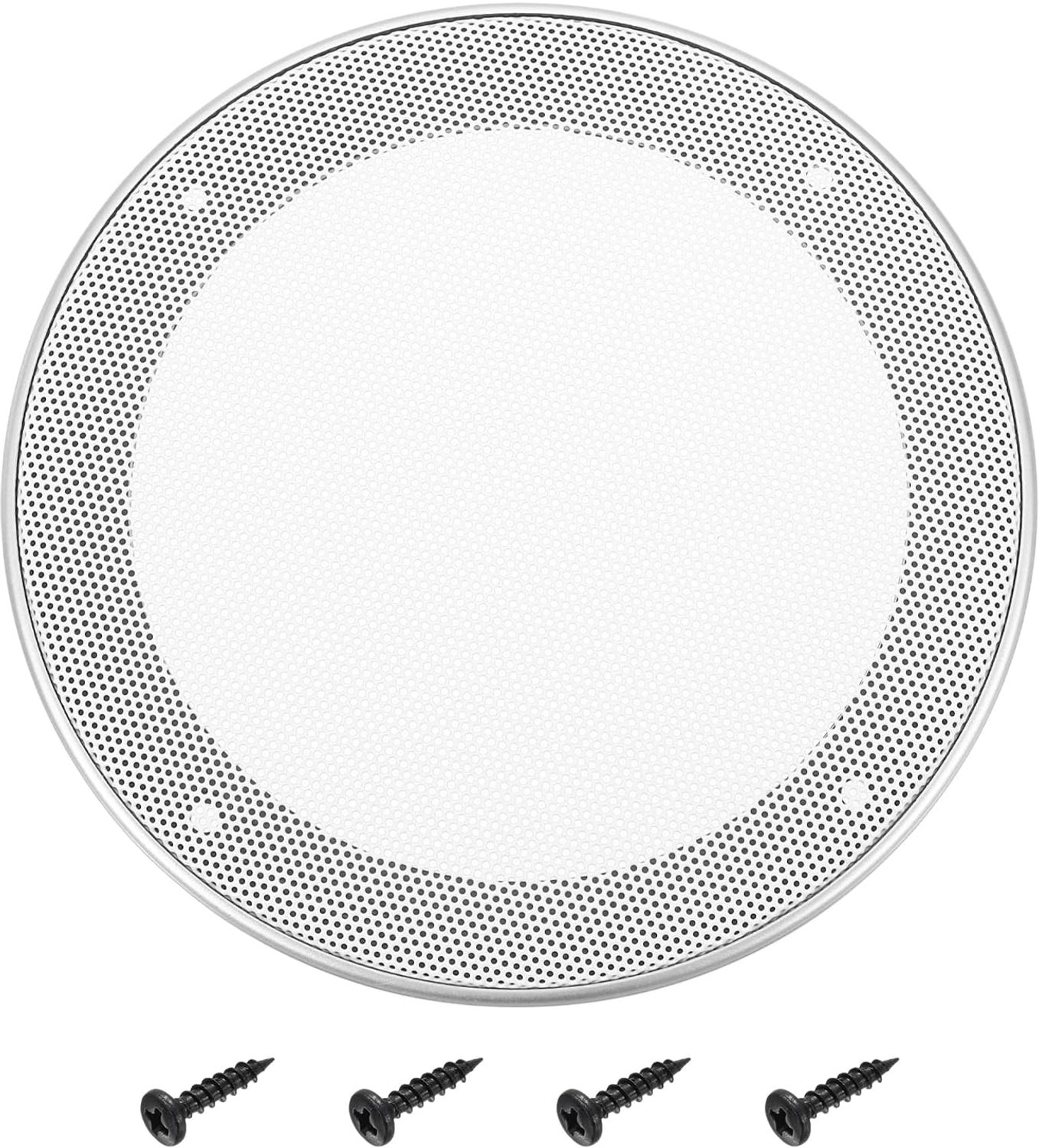 Luidsprekerrooster 4 schroeven - metaal - beschermrooster voor subwoofers en auto-audio-accessoires - Vemera
