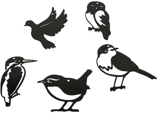 Metal Silhouettes Mini Vogelset van Esschert Design — afbeelding 4