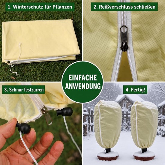 Winterbescherming voor planten 200 x 240 cm, 85 g/m² — afbeelding 5