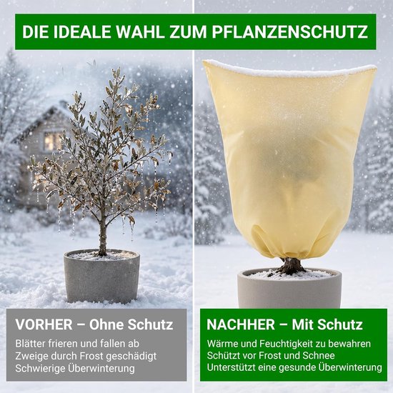 Winterbescherming voor planten 200 x 240 cm, 85 g/m² — afbeelding 4