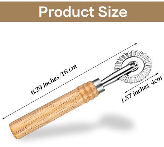 Pasta Cutter Wheel voor Noodle en Pizza — afbeelding 5