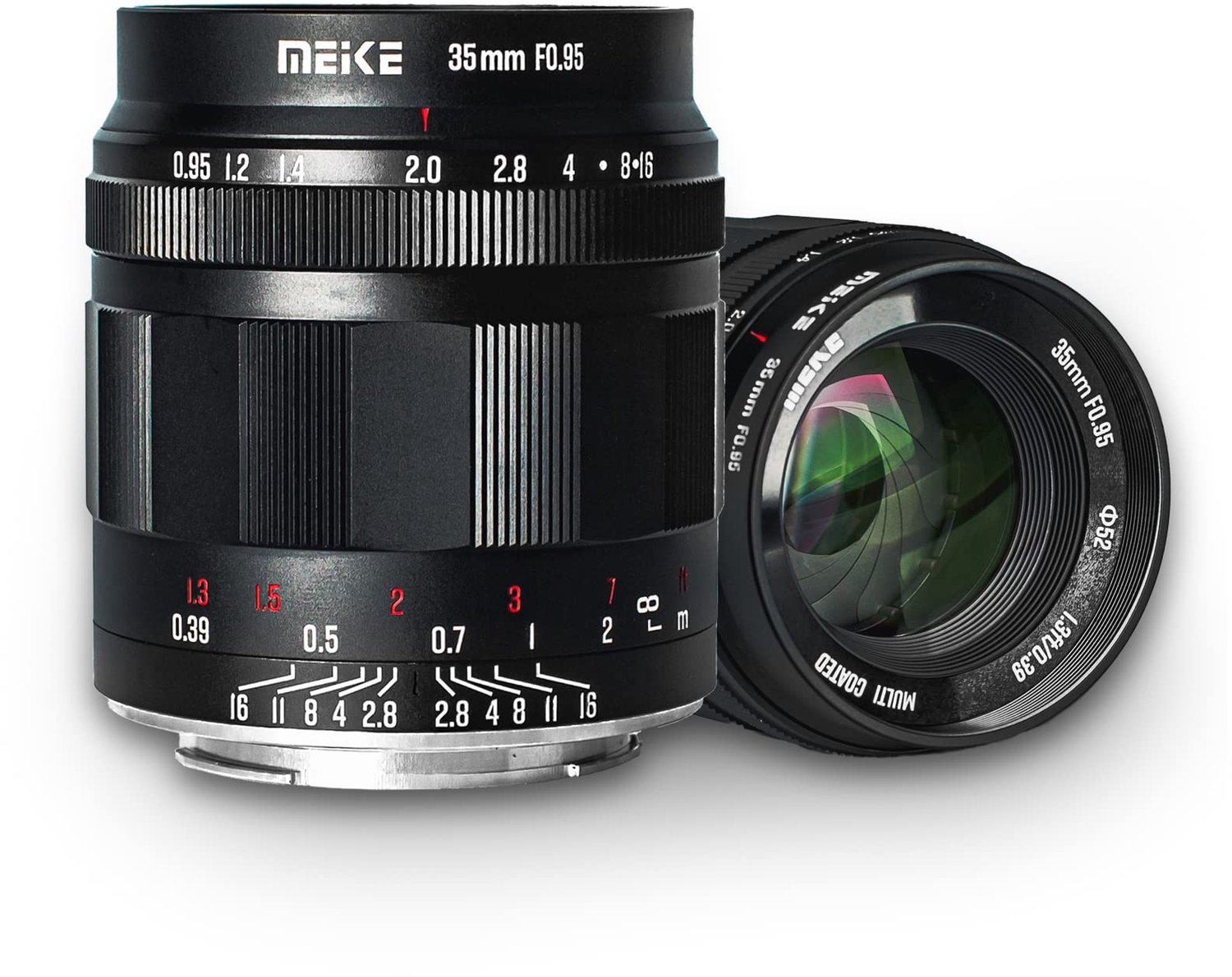 35mm f0.95 Prime Lens - Handmatige Focus voor M43 Camera's