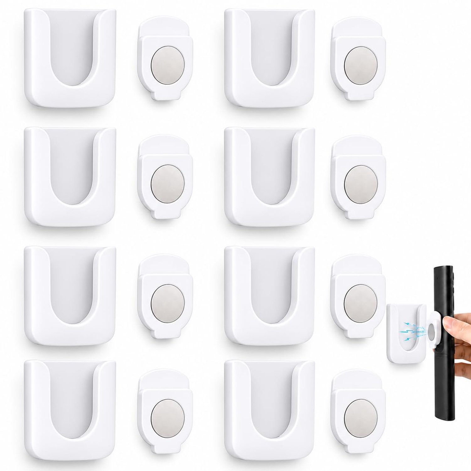 Magnetische Wandhouder voor Afstandsbedieningen, Set van 8