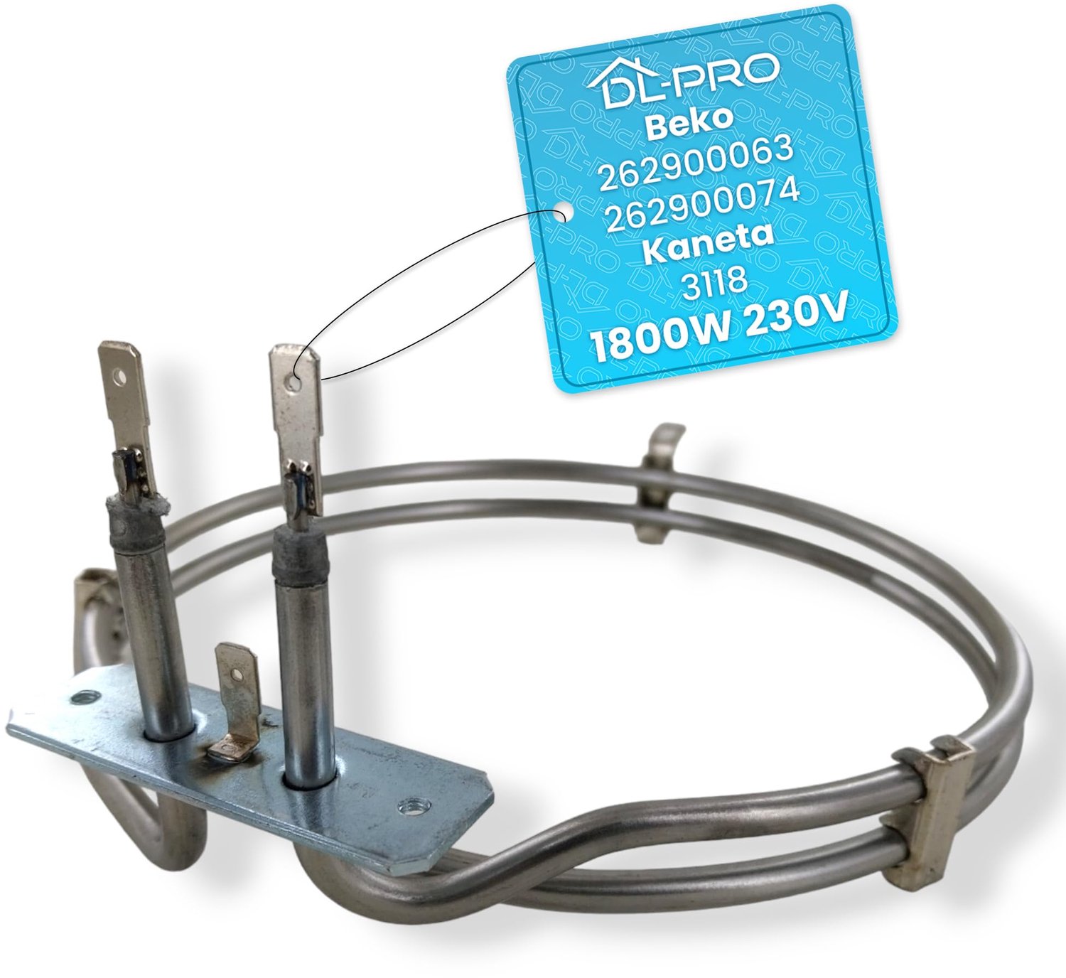 Verwarmingselement voor Oven 1800W 230V Geschikt voor Diverse Merken