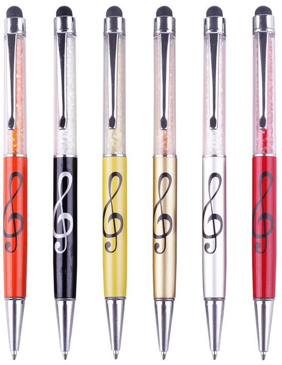 Stylus Pen met Kristallen en Balpen Functie 6 Stuks — afbeelding 5