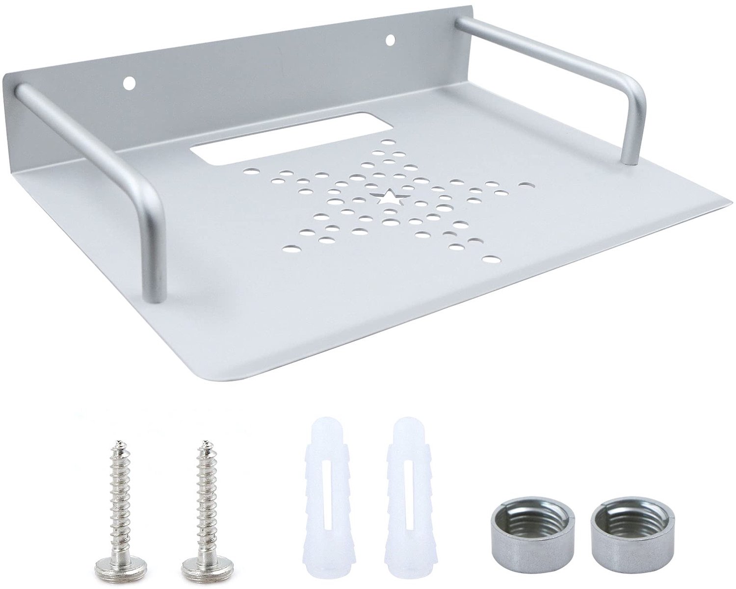 Wandmontage Rack voor Router en Kleine Elektronica van Aluminium