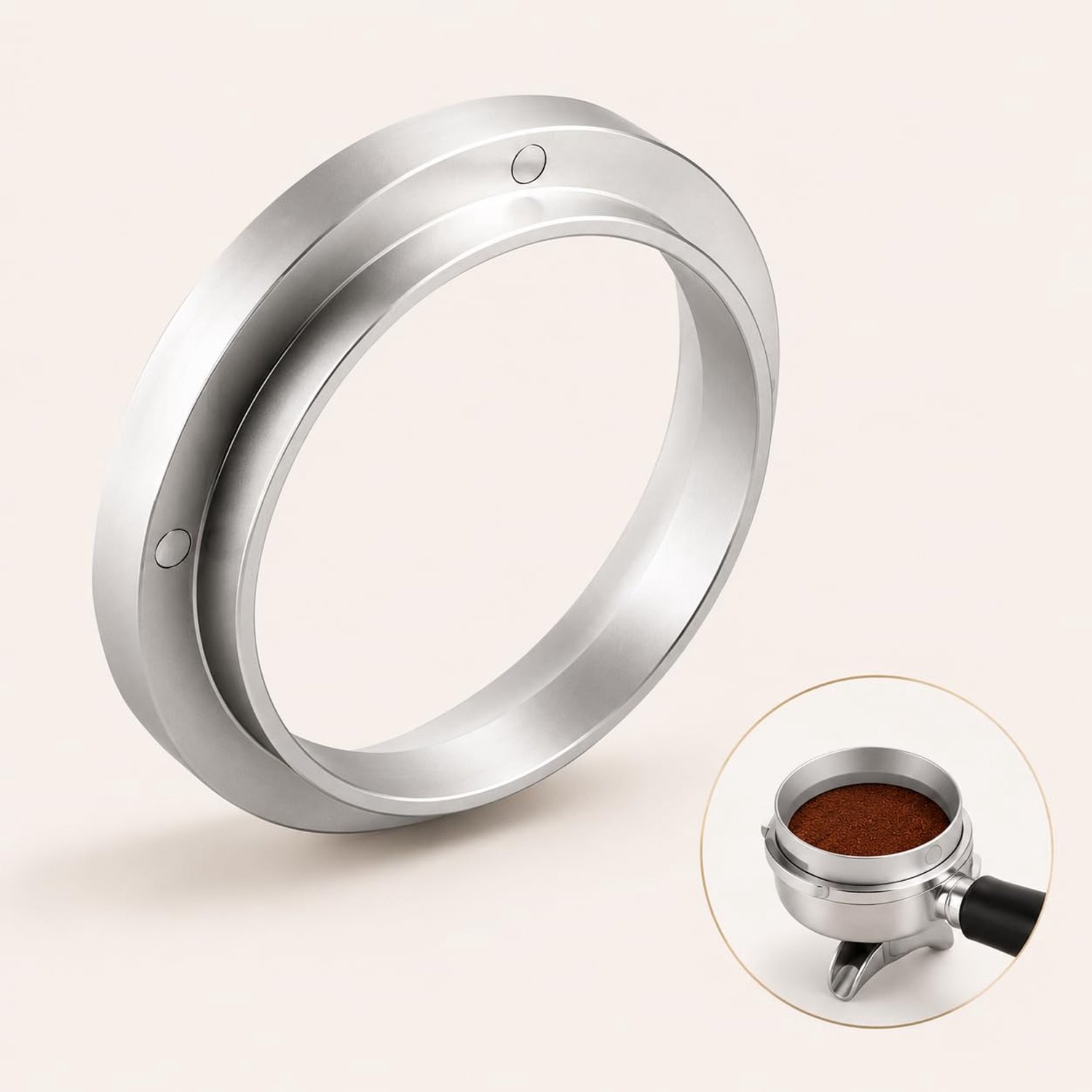 Magnetische Koffie Doseerring 51 mm van Aluminium