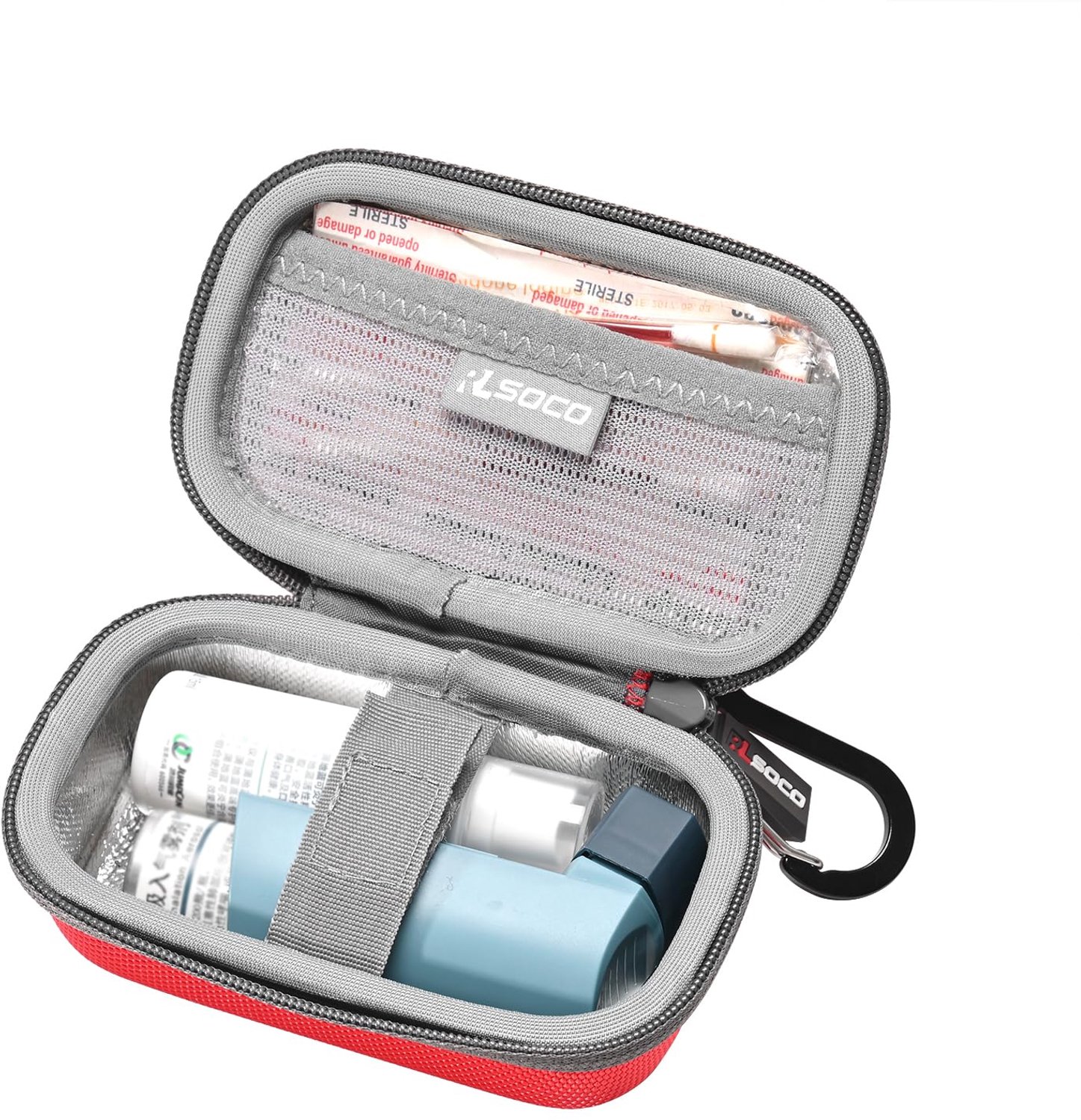 Beschermhoes voor Inhalator - Rood - Compact en Draagbaar