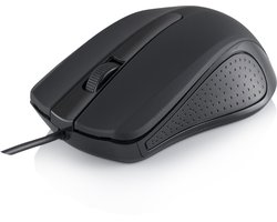 Modecom MC-M9 Serie - Bekabelde Optische Muis - Zwart - USB - 1000DPI