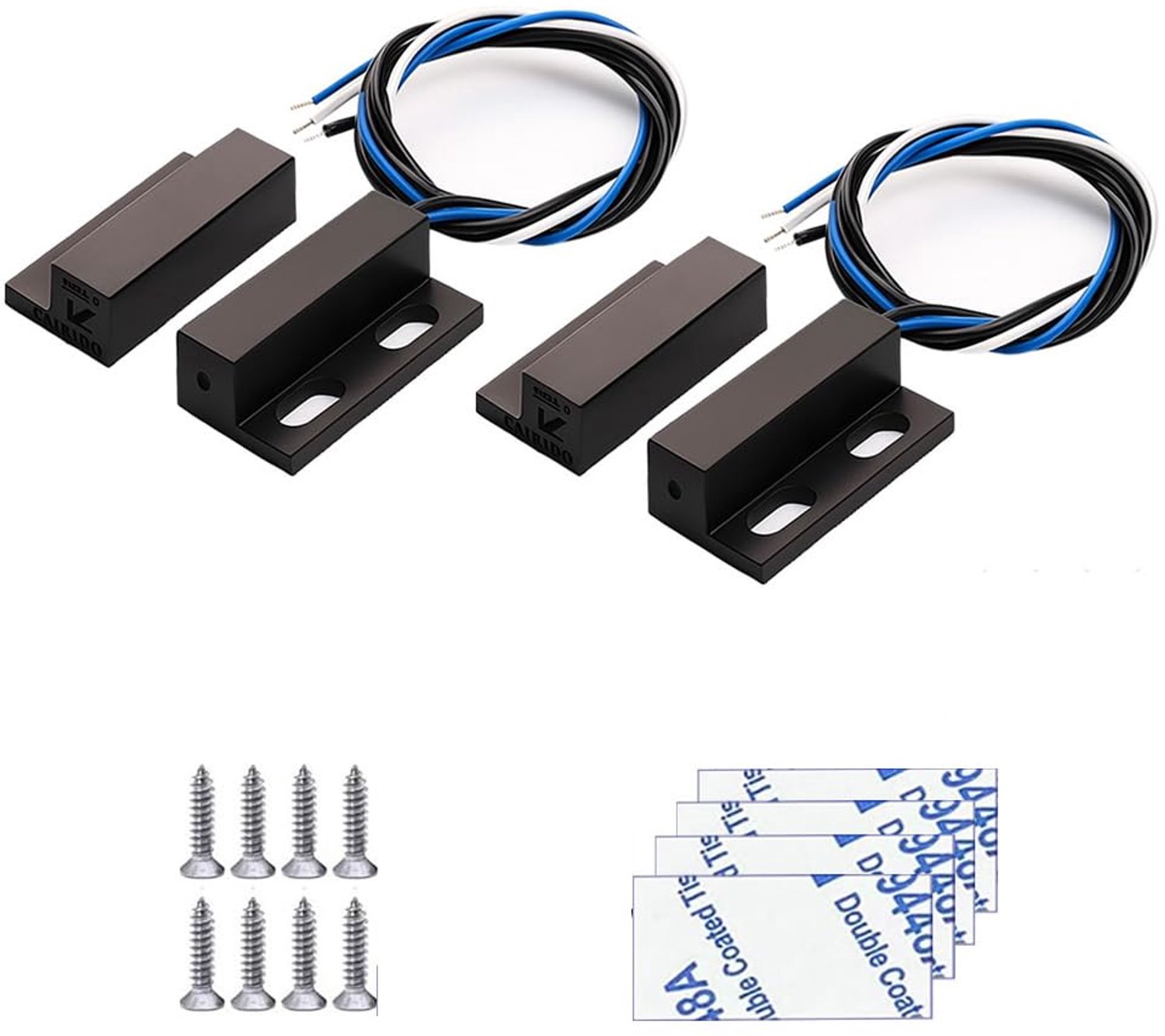 Set van 2 Magnetische Deursensoren voor Alarmsystemen