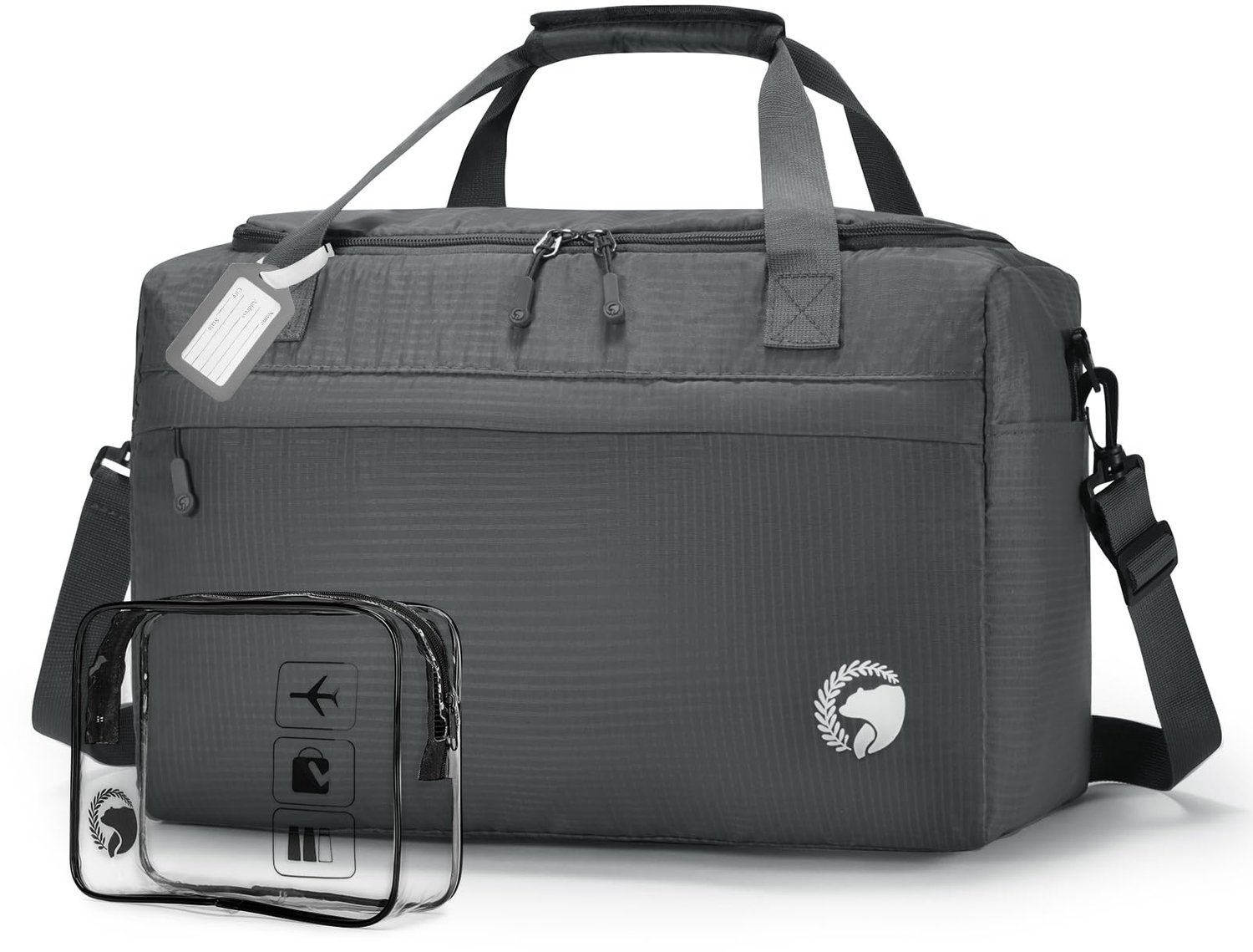 40x20x25 Handbagage Tas voor Vliegtuig (20L, Waterdicht, Grijs)
