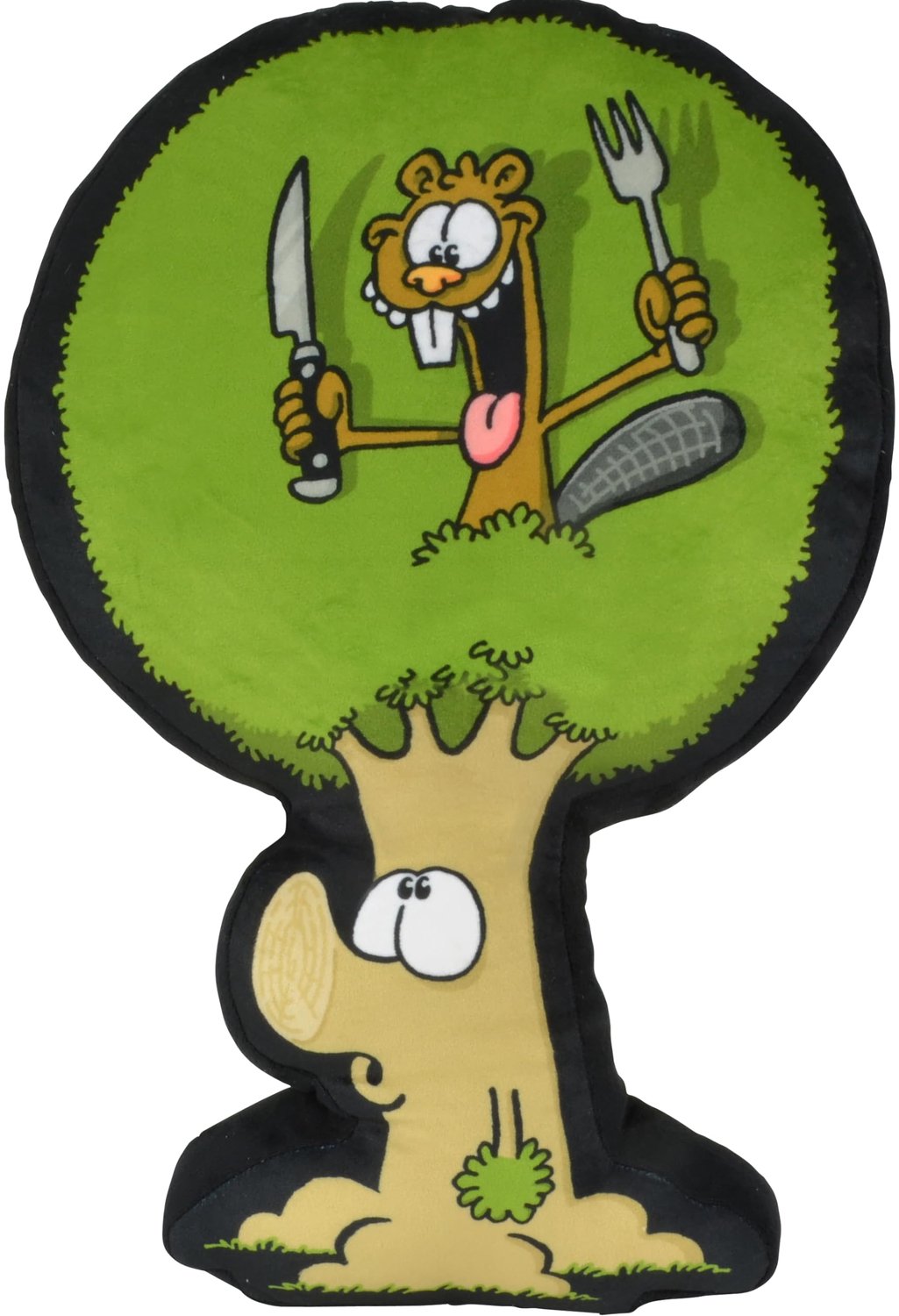 Flanellen Decoratief Kussen met Cartoon Ontwerp 51x31cm
