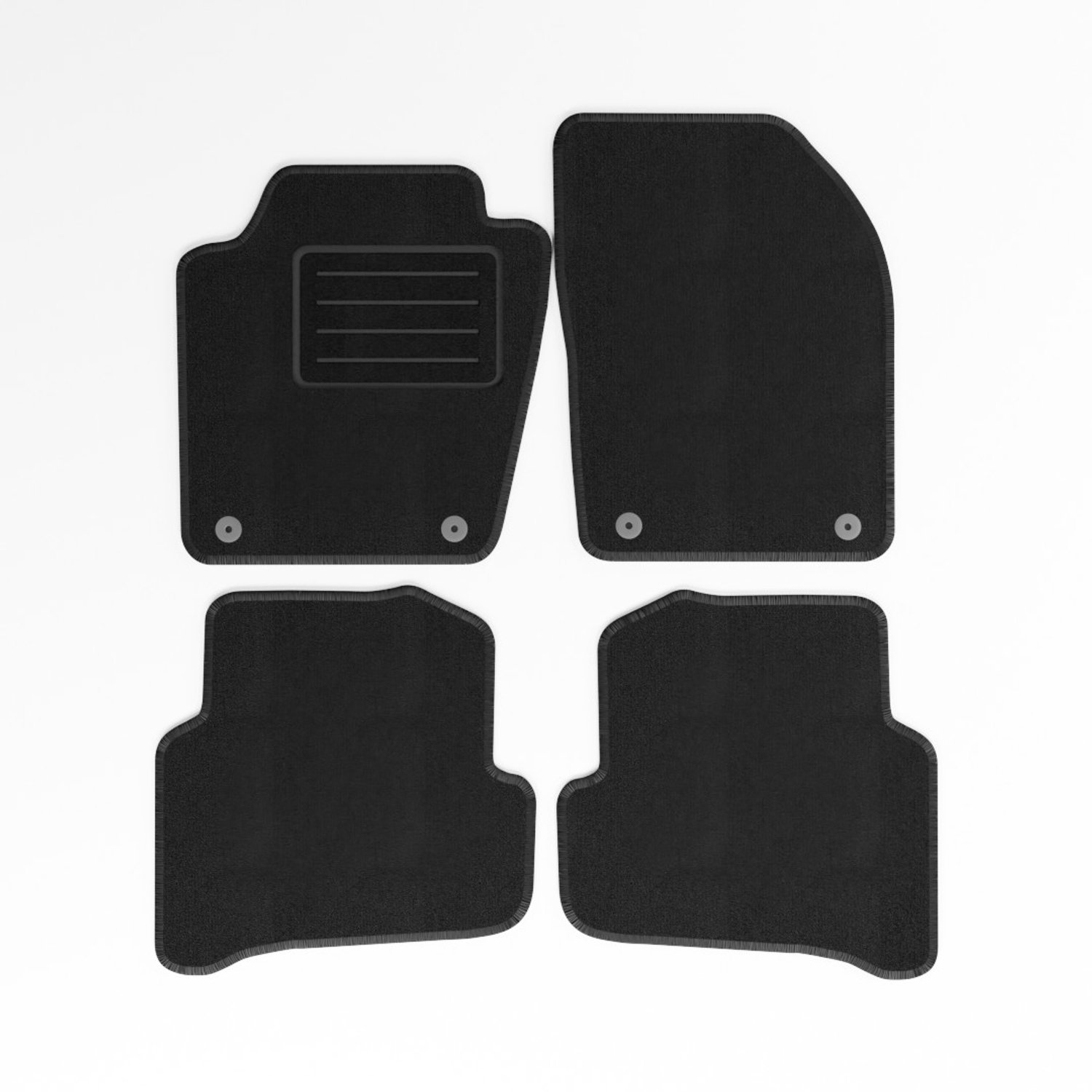 Mats4all | Naaldvilt automatten passend voor Skoda Fabia 2015-2021 | Antislip | Met versterking | 4-delig | Automatten | Mattenset