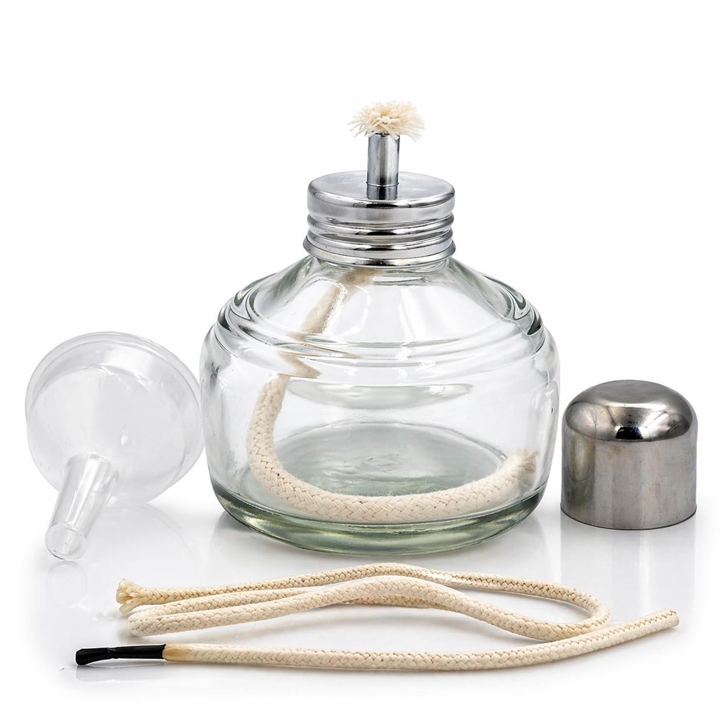 Alcoholbrander 120 ml - Laboratorium Brander - Glas-alcoholbrander - Hoogwaardig - Steriliseren - Chemische Experimenten - Ergonomisch ontwerp - Laboratoriumbrander