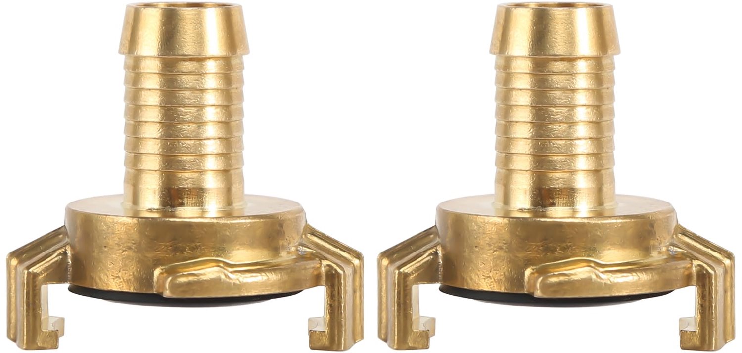 Snelkoppeling 3/4 inch - Messing Koppeling - Slangkoppeling - Draaibare Tuit - Veiligheidsklauwen - Duurzaam Materiaal - Slangverbinder