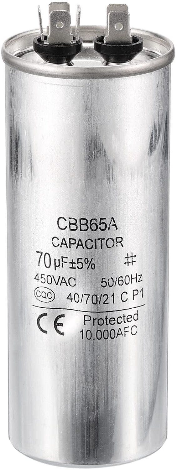 70uF 450V AC Startcapacitor voor Ventilators en Koelinstallaties