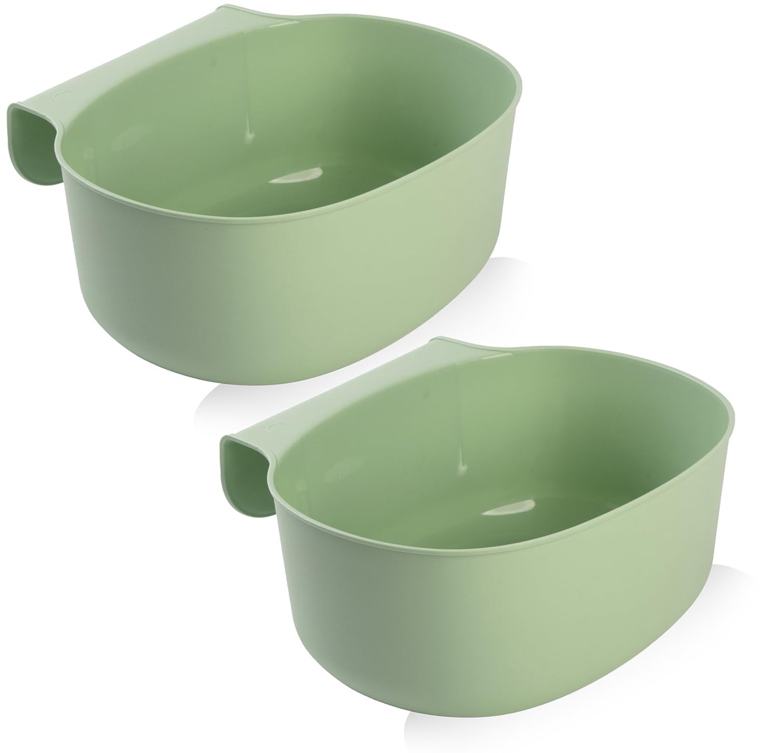 SnelShoppen - 2x Hangende Verschoontafel Organiser, Afvalbak voor Keuken, Baby Washbasin, Ideaal voor Verschoontafel, Groene Prullenbak, Ruimtebespare