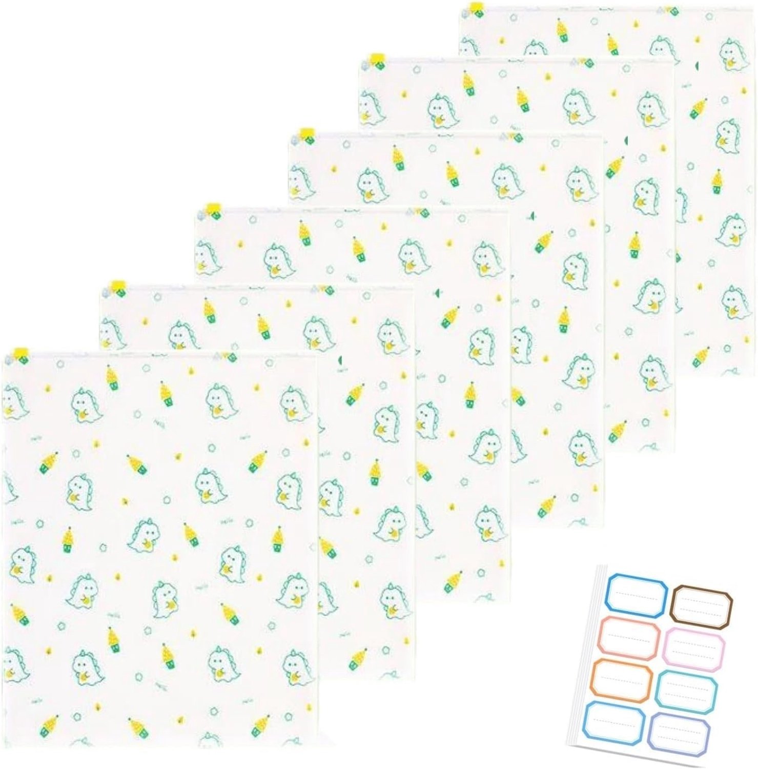 Draagbare luiertassen voor pasgeborenen, herbruikbare geboortecadeaus, ideaal voor aanstaande moeders, 35 x 45 cm, set van 6, perfect voor ziekenhuisbezoek en babyshower.