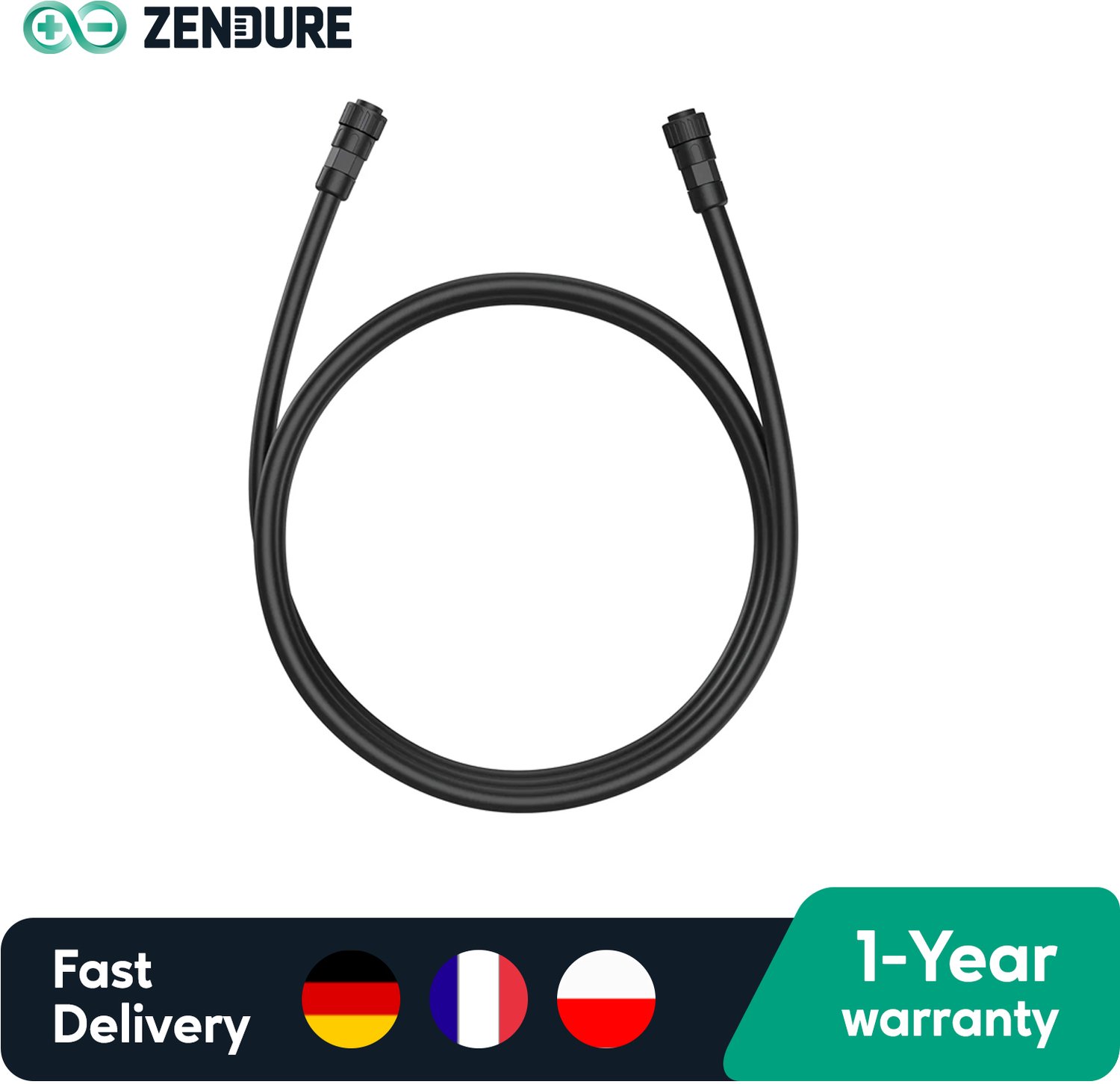 Batterijkabel - Accukabel - Kabel voor Batterij - Verbindingskabel - Stroomkabel - Lengte 0,7 Meter - Geschikt voor Zonne-energiesystemen en Oplaadbare Accu's - Voor Zonne-energie en Thuis