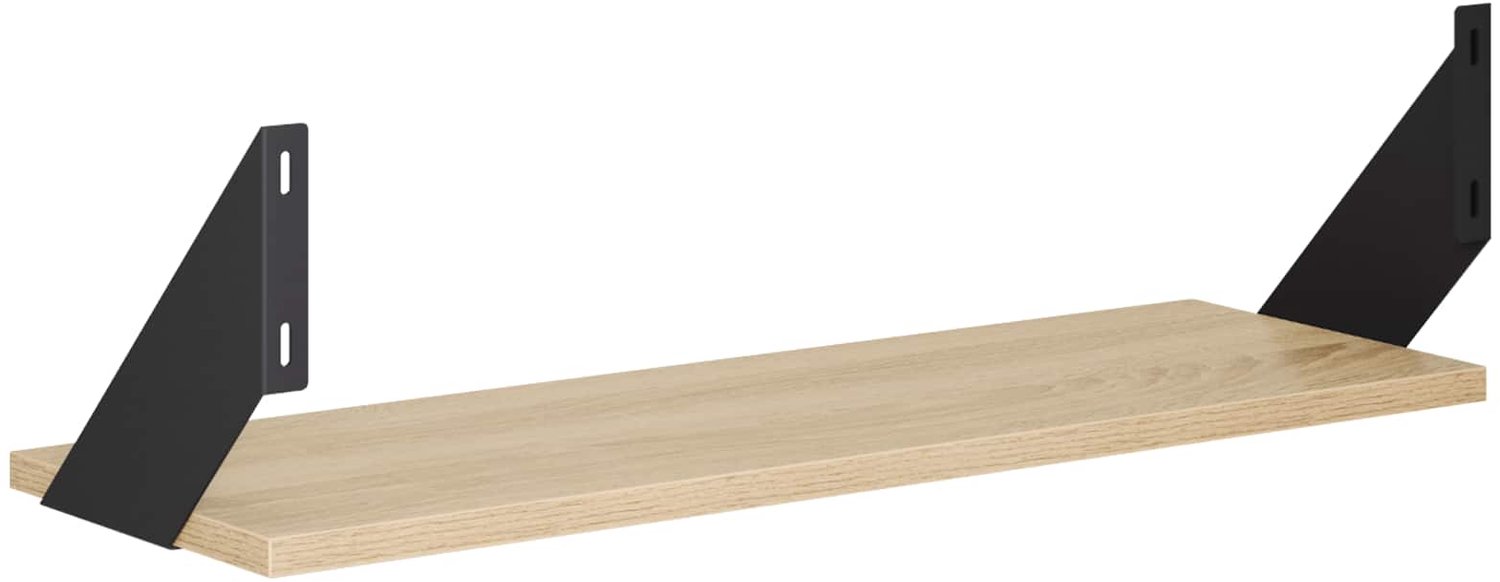 vidaXL Wandplanken - 4 - st - Sonoma - Eiken - 60 - x - 20 - x - 17 cm Sonoma Eiken