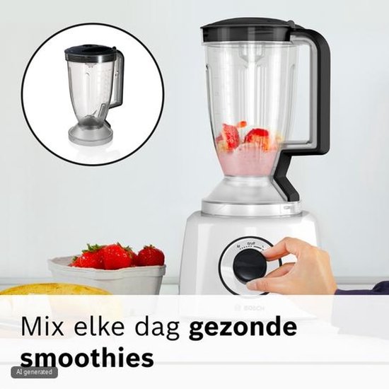 Bosch MCM3230W keukenmachine 800 W 2,3 l Wit van Bosch — afbeelding 5