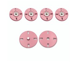 Set van 5 Metalen Snapbuttons voor Kleding
