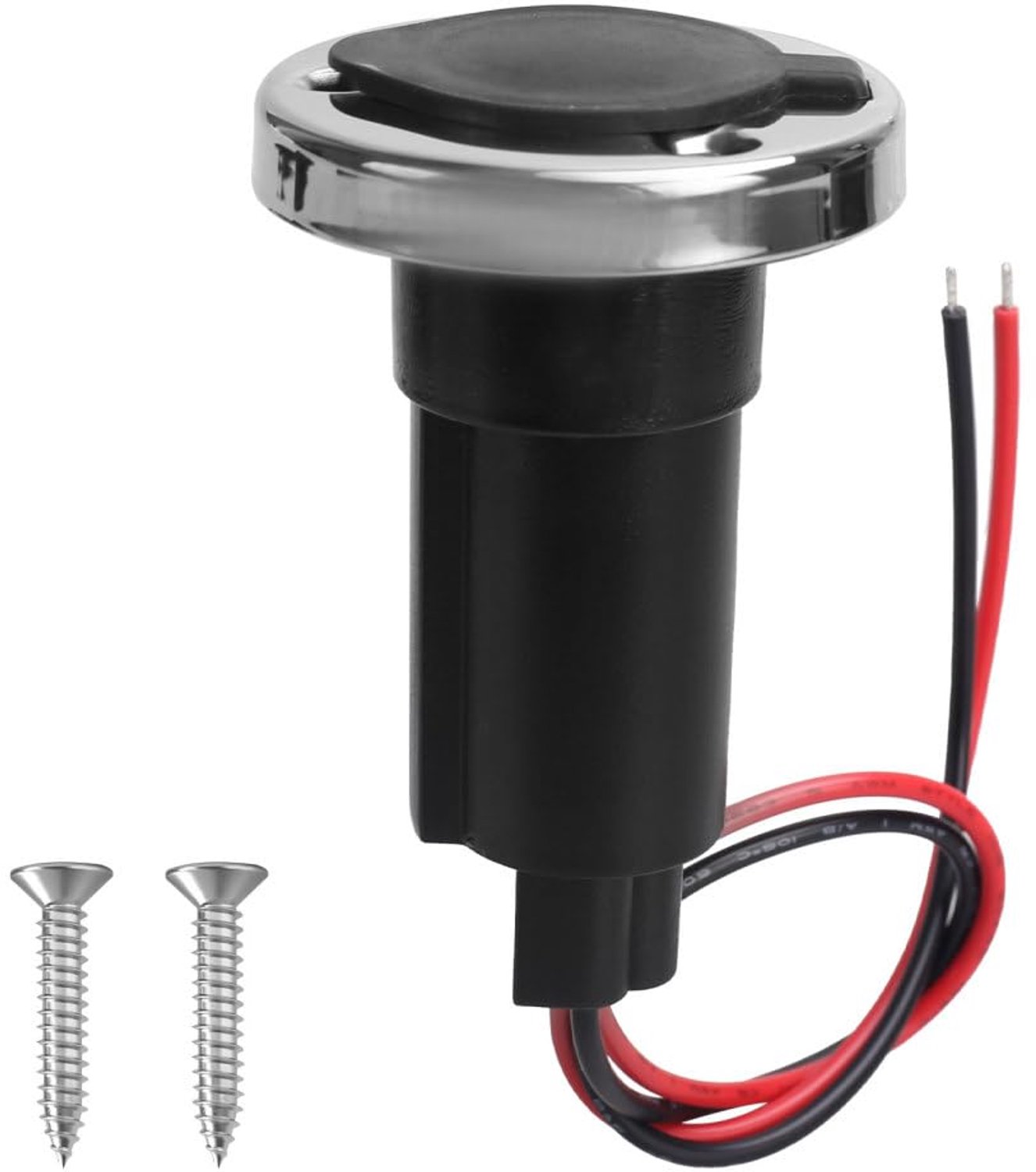 Lichte Basis Weerbestendig - Marine Lichte Basis - Roestvrij Staal/ABS - Eenvoudige Installatie - Beschermkap - Aanpasbaar Ontwerp - Bootlamp