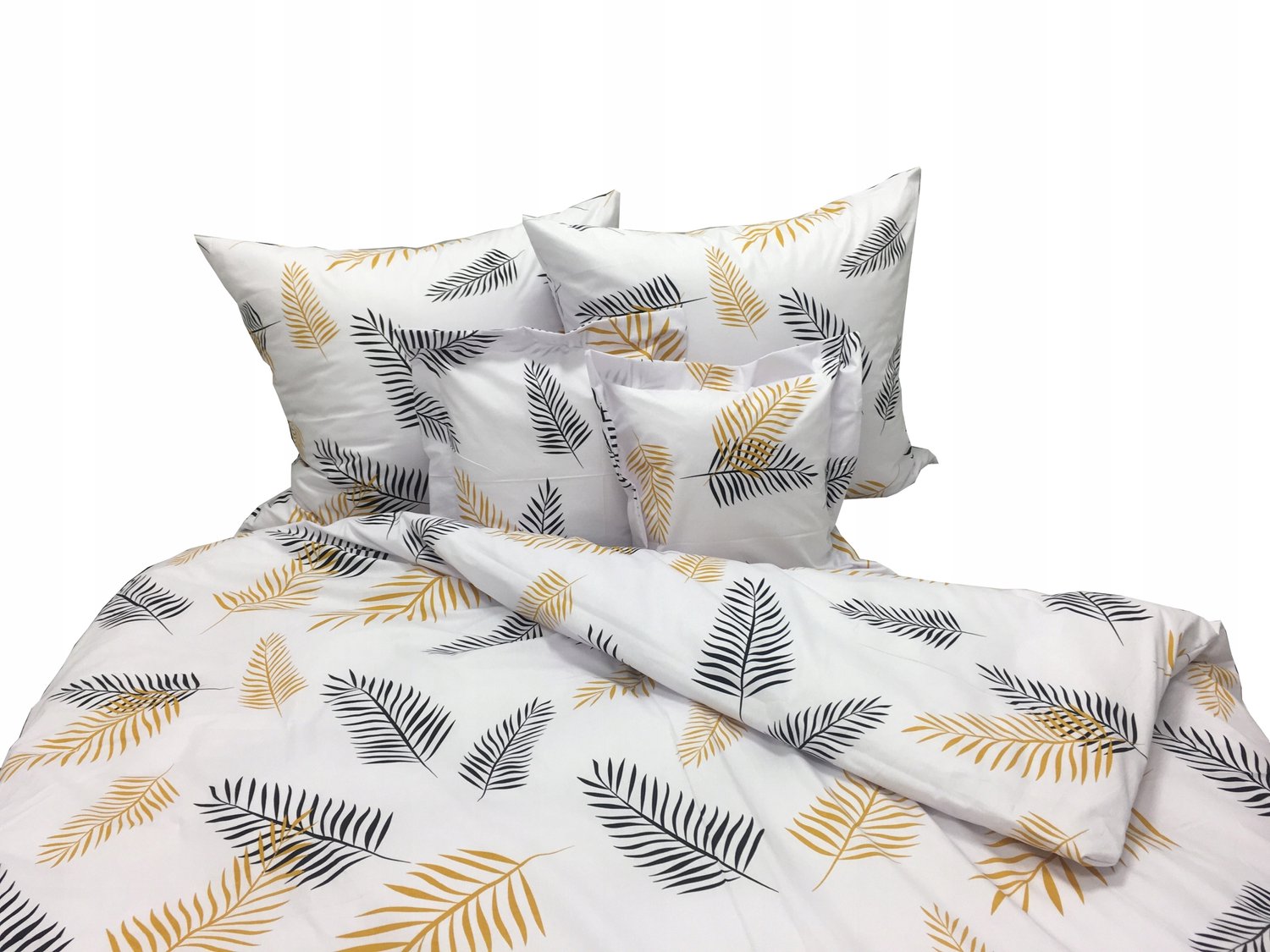 Merkloos Katoenen Dekbedovertrek Set 160x200 cm met Kussensloop