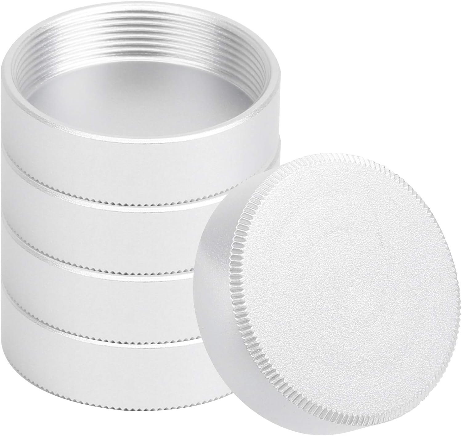 Lensdop Draagbare Aluminium Beschermhoes voor Cameralens, 5 Stuks Achterste Lensdop voor C-mount Lens