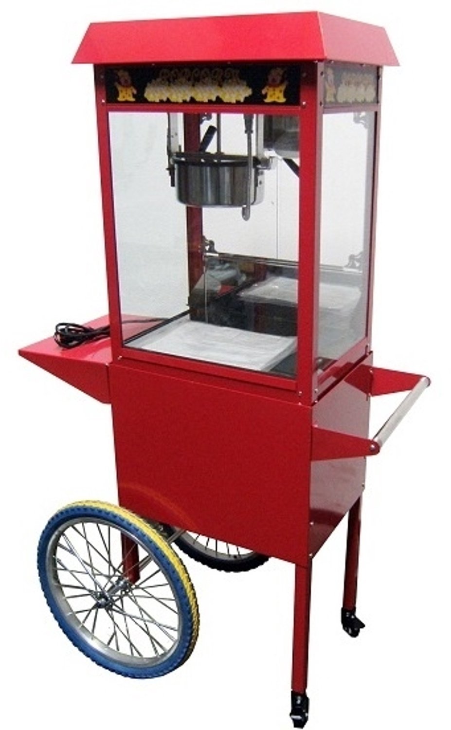 Popcornmachine Incl. Wielen - Combisteel - 7455.0815 - Horeca & Professioneel