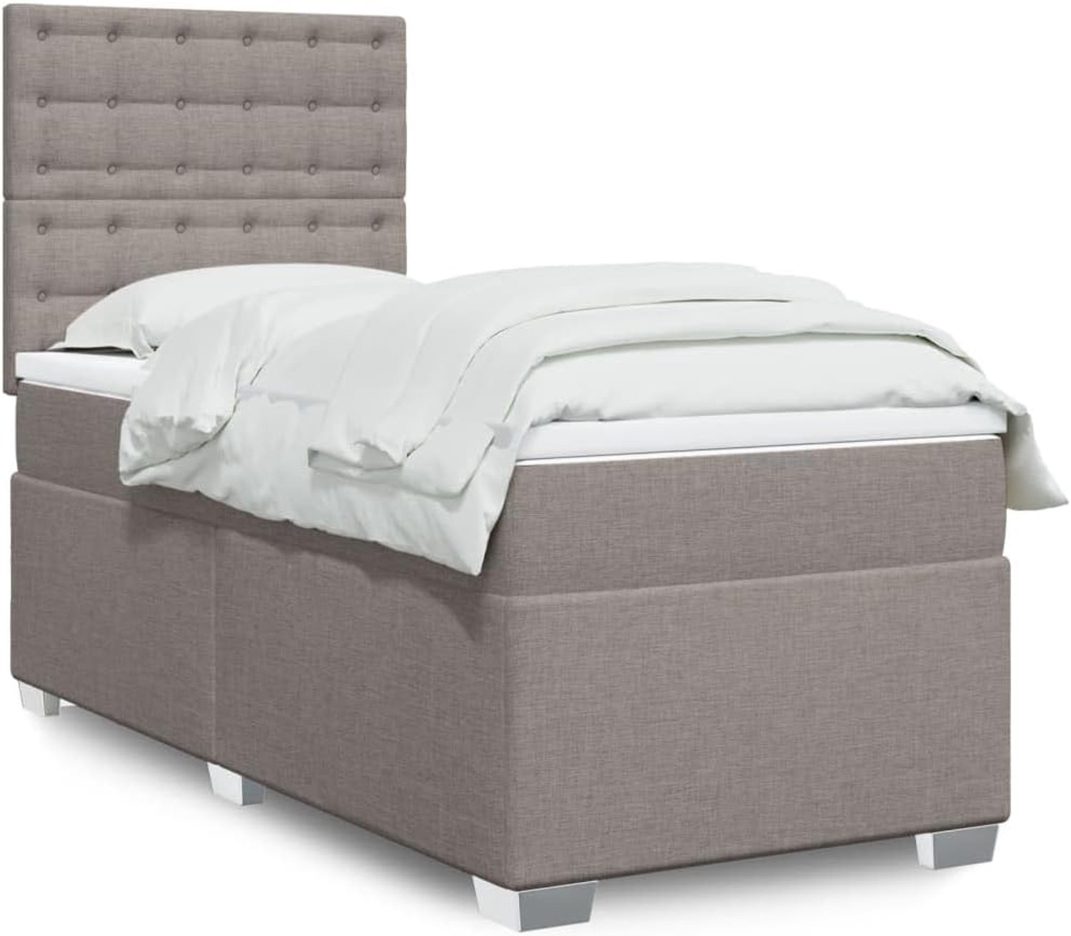 Pocketvering Taupe 90x190