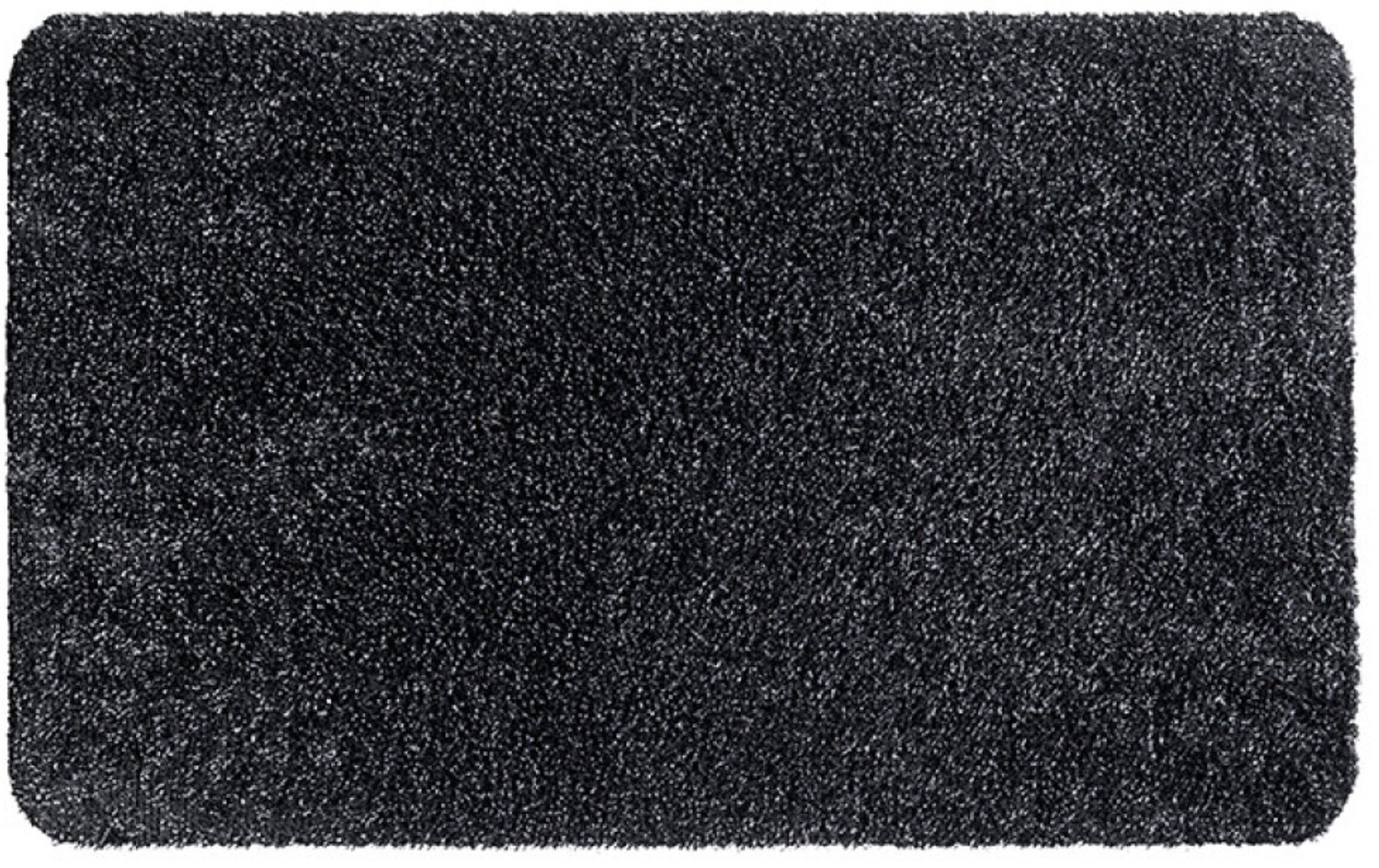 Hamat Aquastop Graphite 100 x 120 cm - Wasbare Droogloopmat - Schoonloopmat Binnen - Katoen/Polyester - 30°C