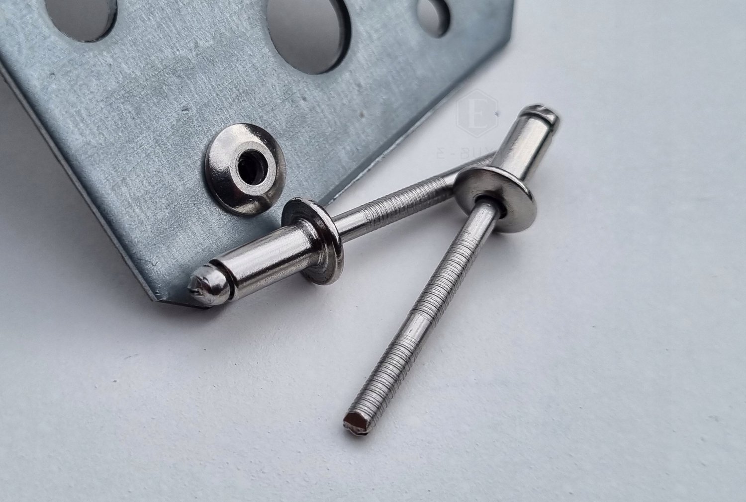 A4 RVS Klinknagels 4.8x10mm, 3-6mm Klemmbereik, 50 Stuks