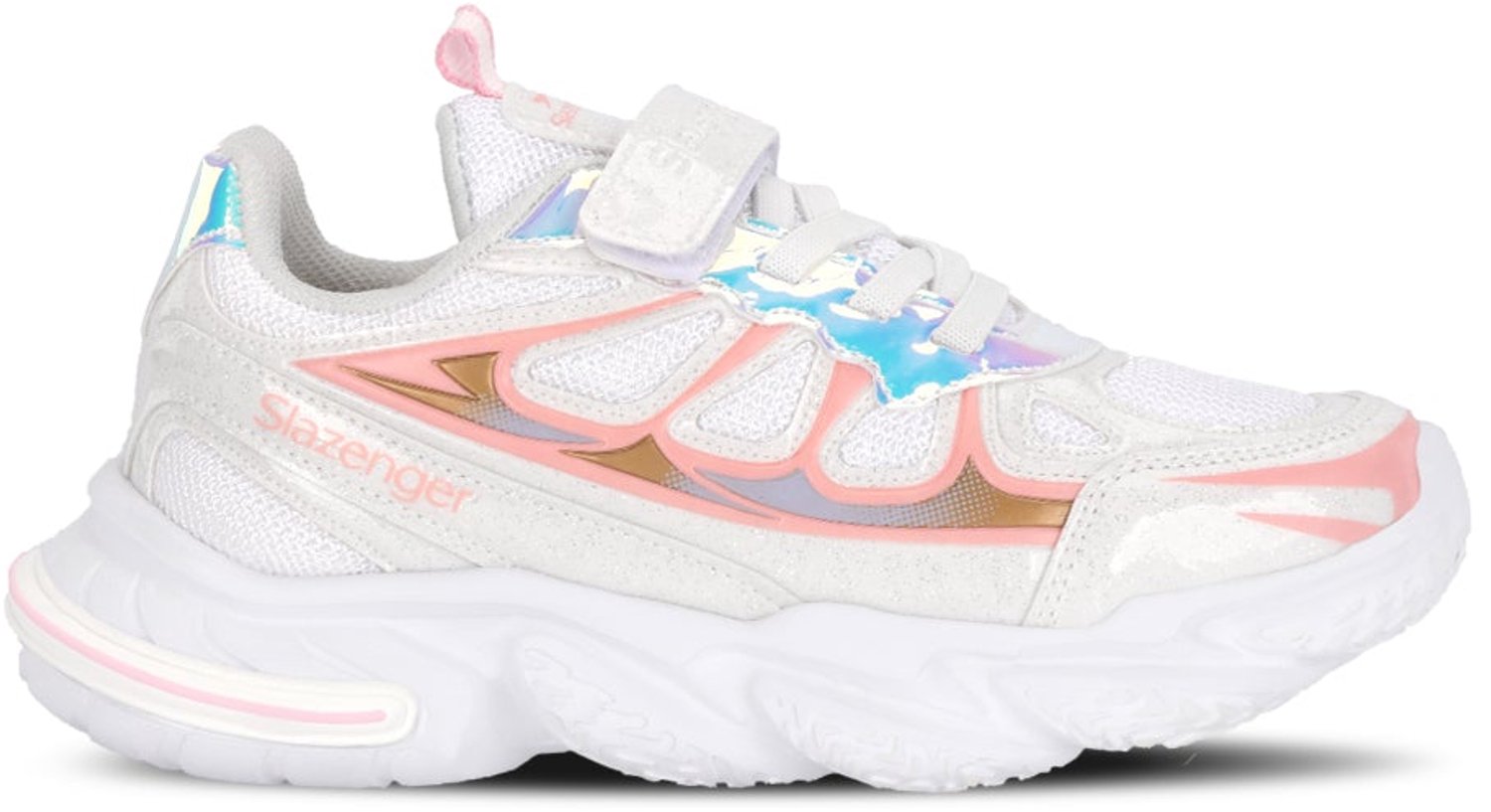 Slazenger Kafka Kinder Sneakers - Wit / Roze