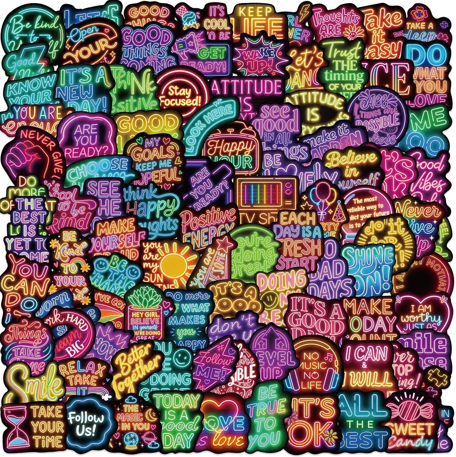 stickers - 10 stuks - kleurrijk - perfect voor decoratie - Homevero