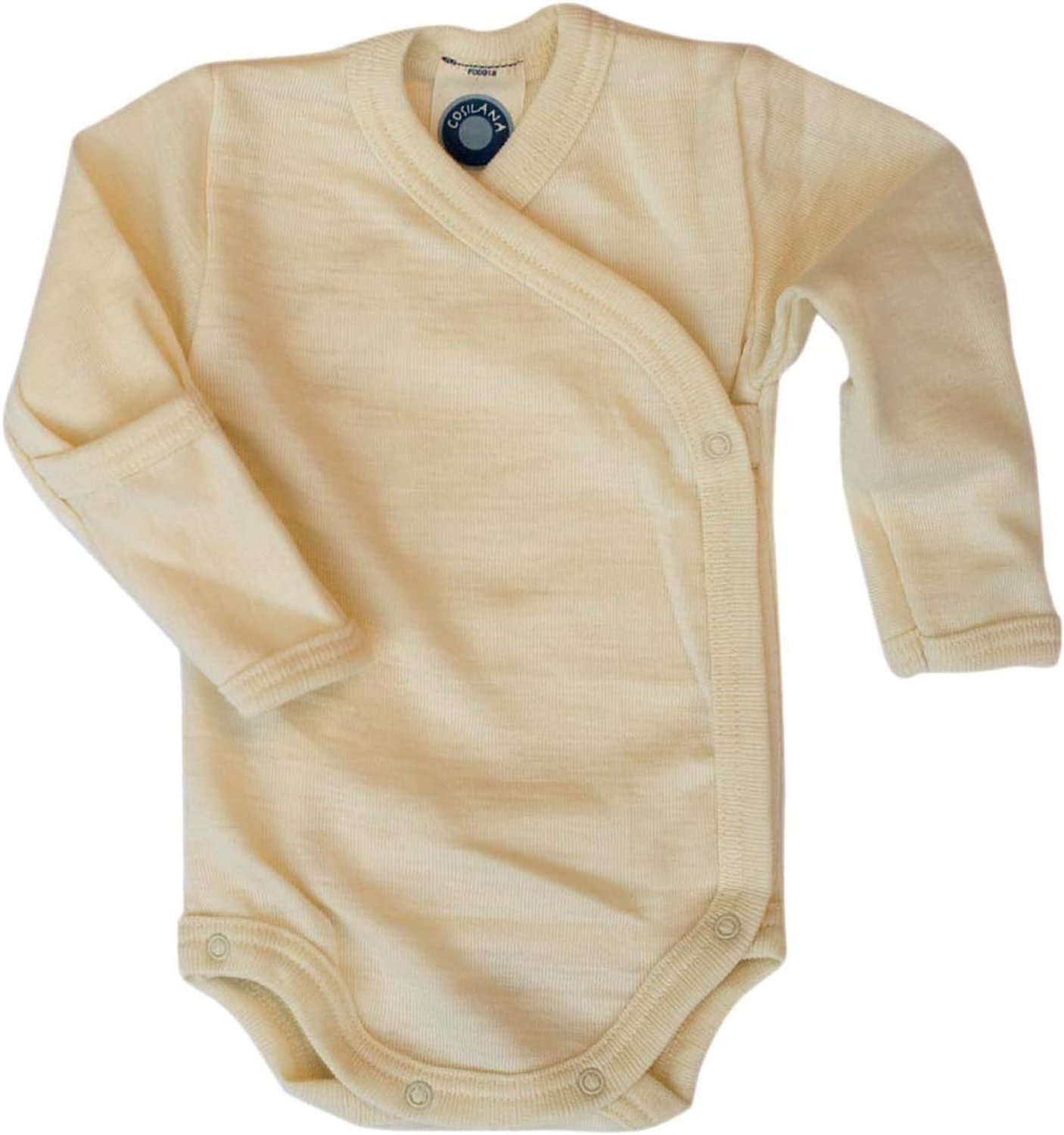 Cosilana Baby Wol & Zijde Bodysuit met Krasbescherming (50-56)