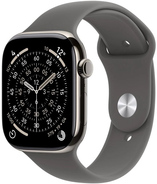 Apple Watch Series 11 GPS + Cellular 42 mm, naturel titanium