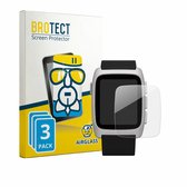 BROTECT Airglass verpakking met 3 screenprotectors voor Pebble Time 2, inclusief smart horloge.