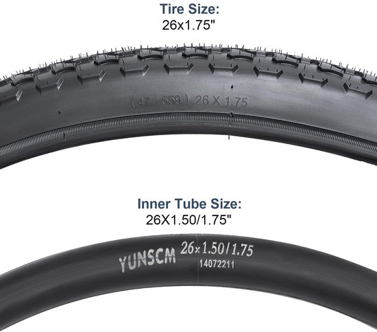 26 Inch Mountainbike Bandenset met Binnenbanden — afbeelding 2