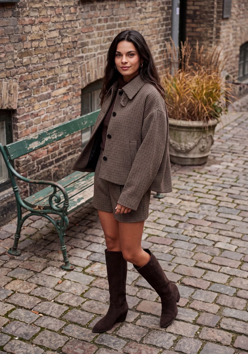 MARLOU Clshn80762 Laarzen - Suède - Dames - Bruin - Maat 42