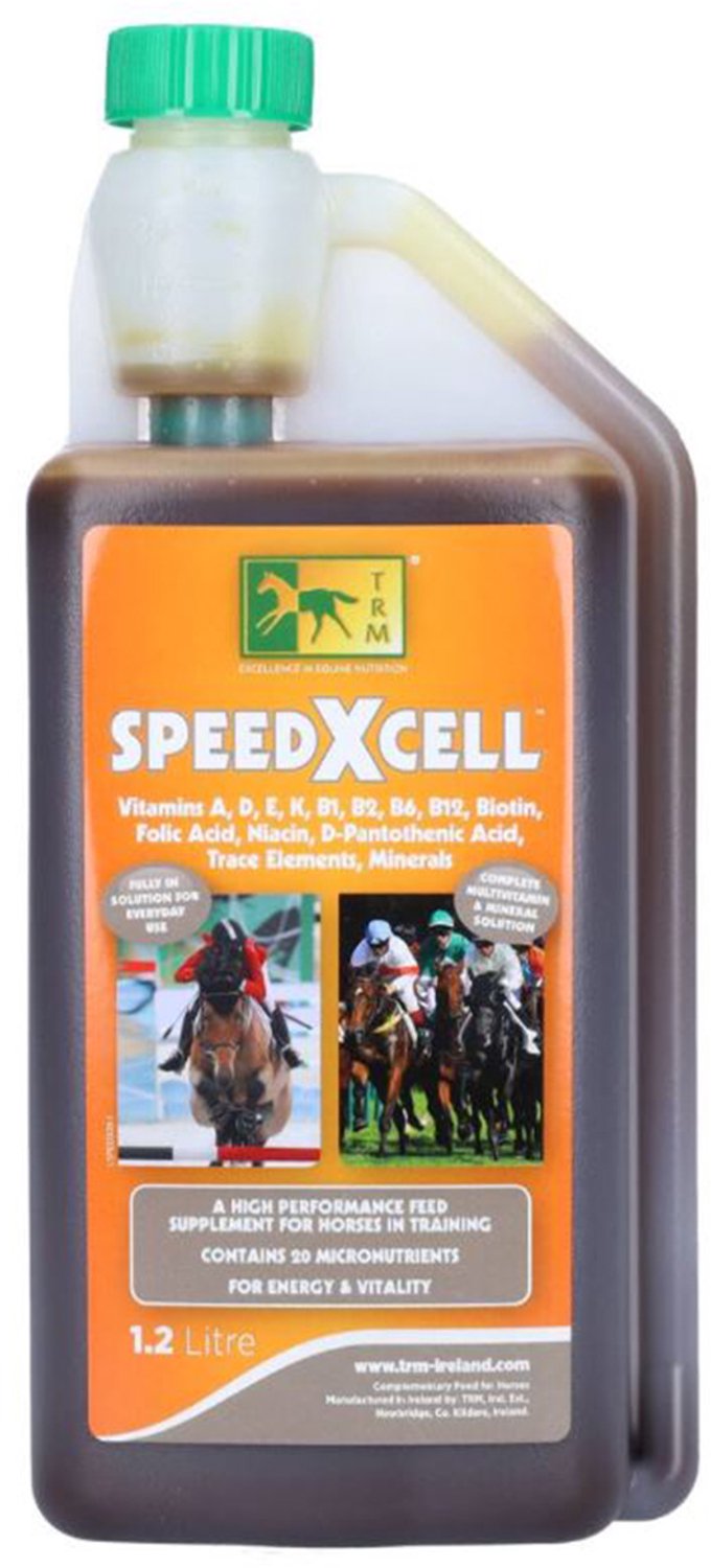 TRM - SpeedXcell - Gebalanceerd Voedingssupplement voor Paarden - 1,2 Liter