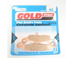 Remblokken Gold Fren voor Quad Suzuki 700 Lt-V F Twin Peaks 2004 tot 2005 linksvoor Nieuw