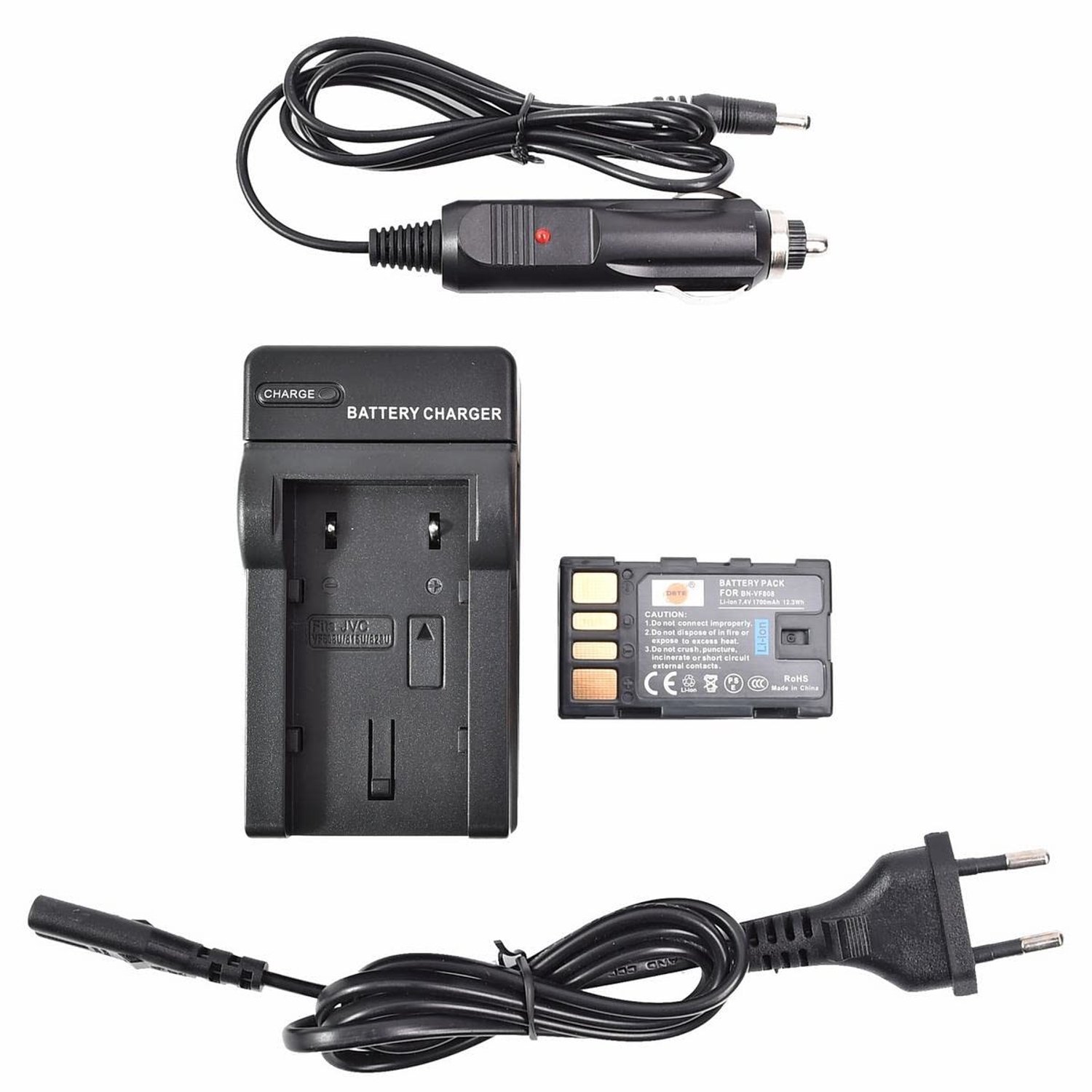 Vervangende Accu en Reisoplader voor Videocamera's