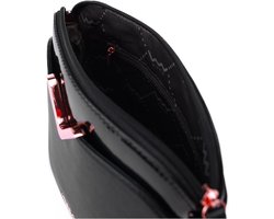VUCH Fossy Smooth Black schoudertas / crossbodytas