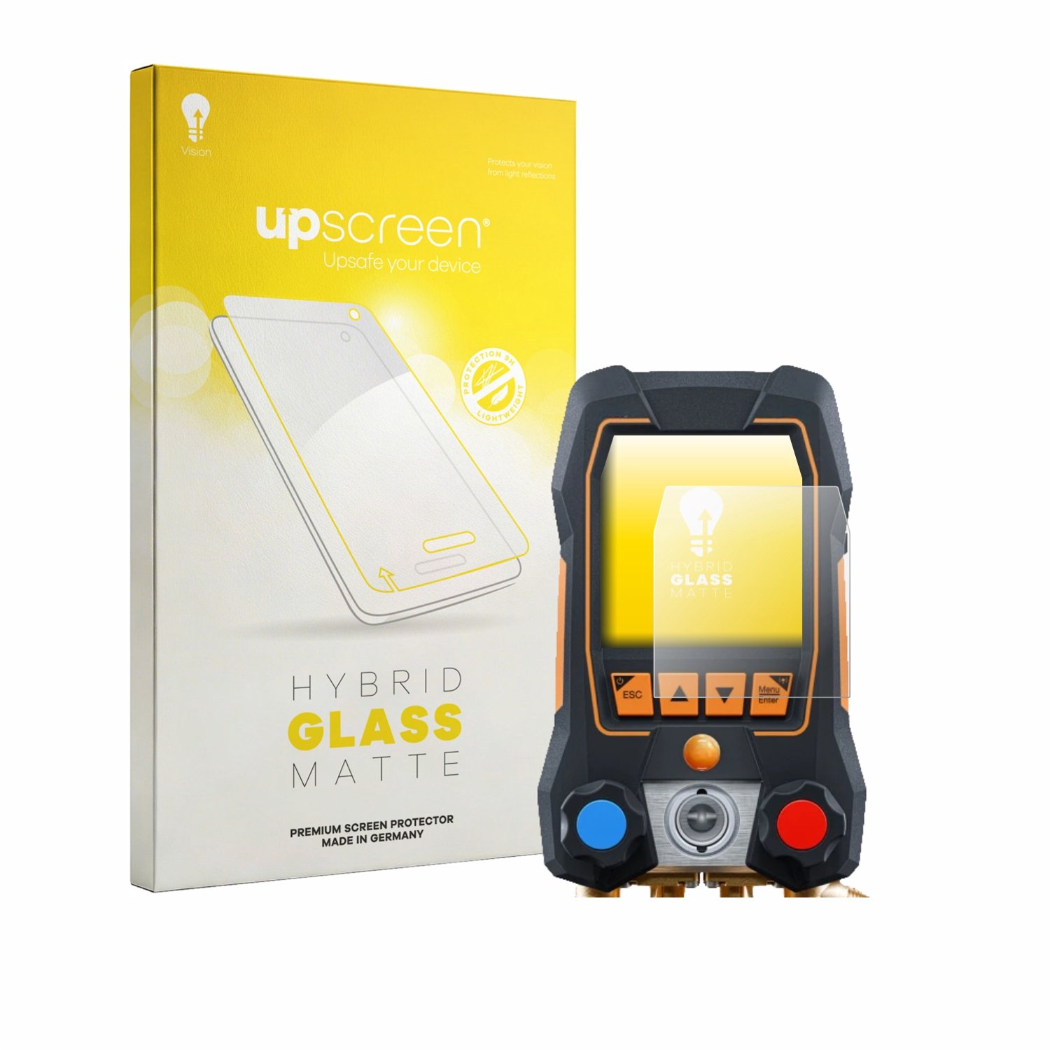 upscreen - Screenprotector voor Testo 558s - Folie Beschermfolie Beschermglas matte