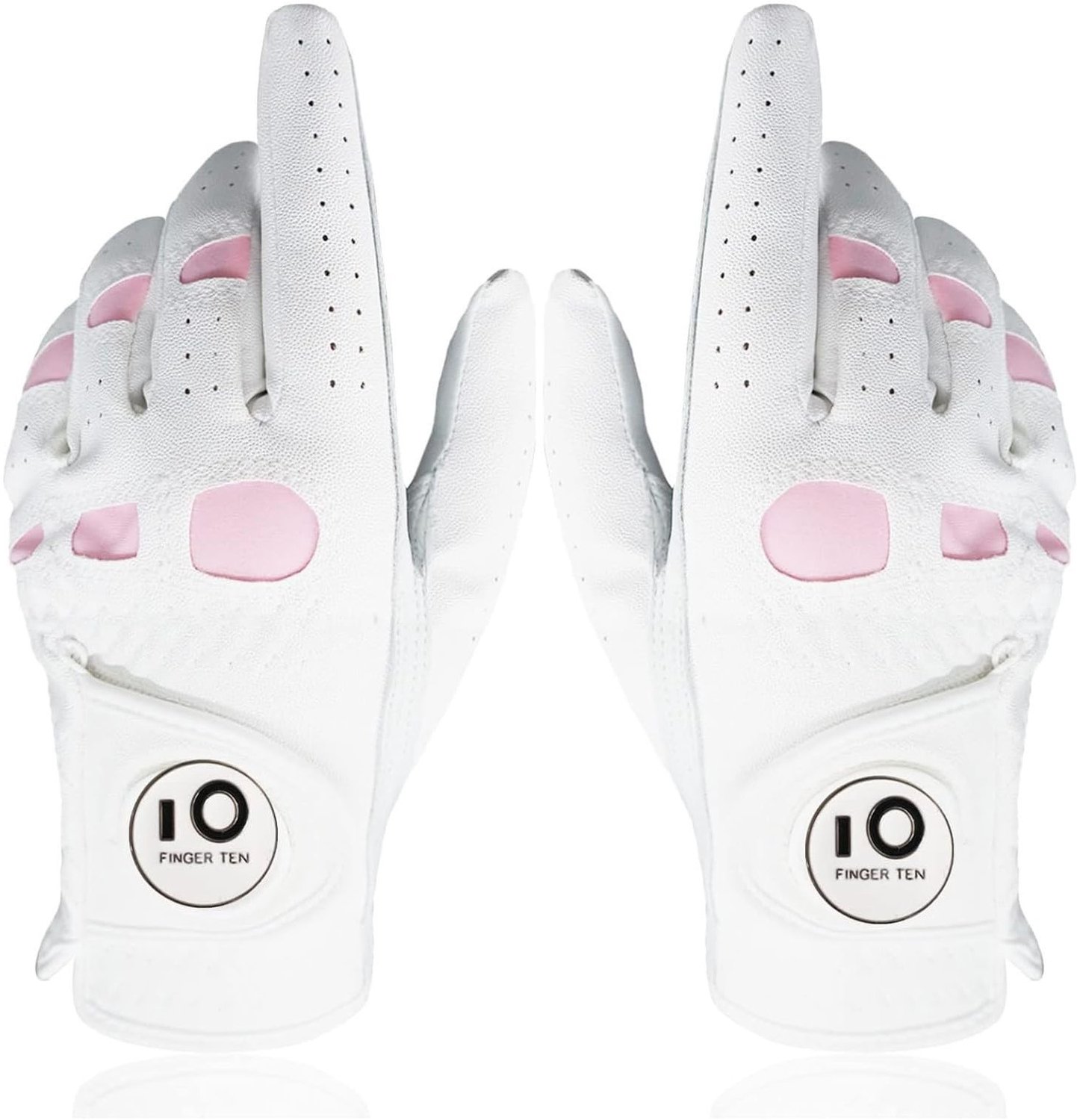 Dames Golfhandschoenen met Bal Marker van Cabretta Leer