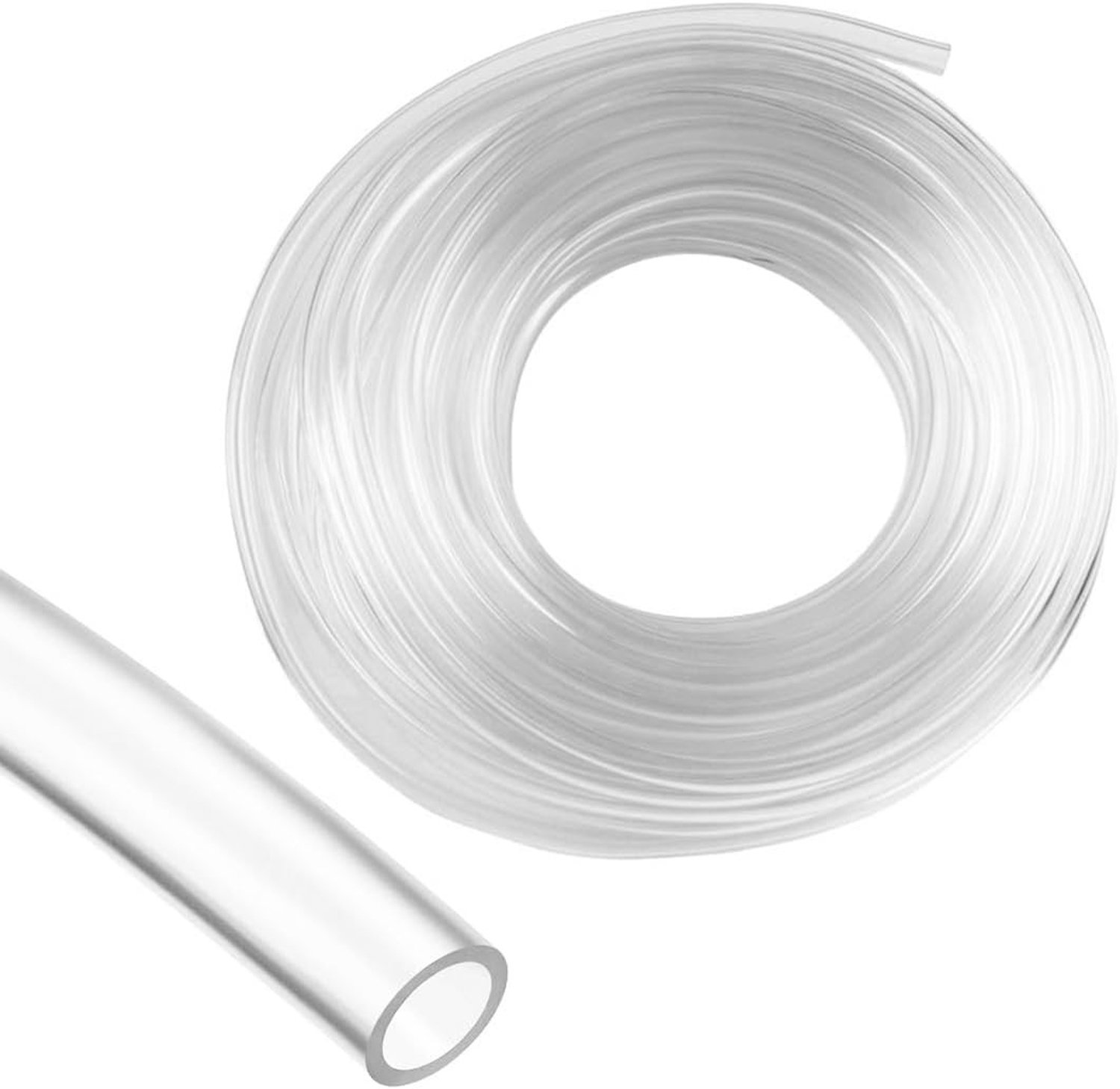 Flexibele Siliconen Slang 8mm ID x 10mm OD - Transparante Voedselveilige Slangen voor Water, Lucht en Olieoverdracht - Duurzame en Bestendige Tubes voor Pompen